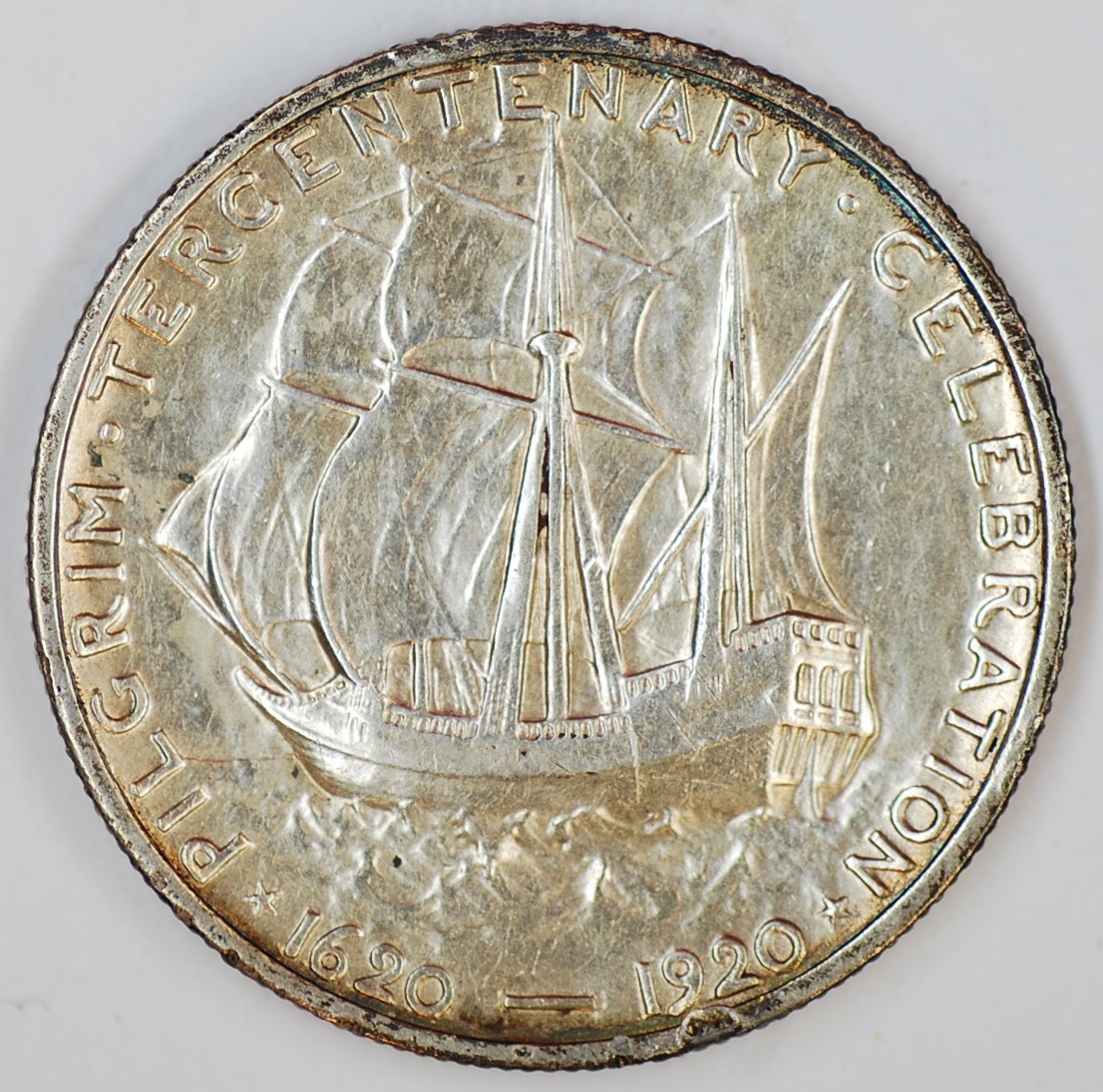 1920-1921 PILGRIM COMMEMORATIVE HALF DOLLAR